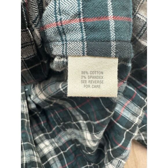 Vintage Elizabeth and Jainey Women's Multicolor Plaid Button Back Unique - Picture 3 of 8